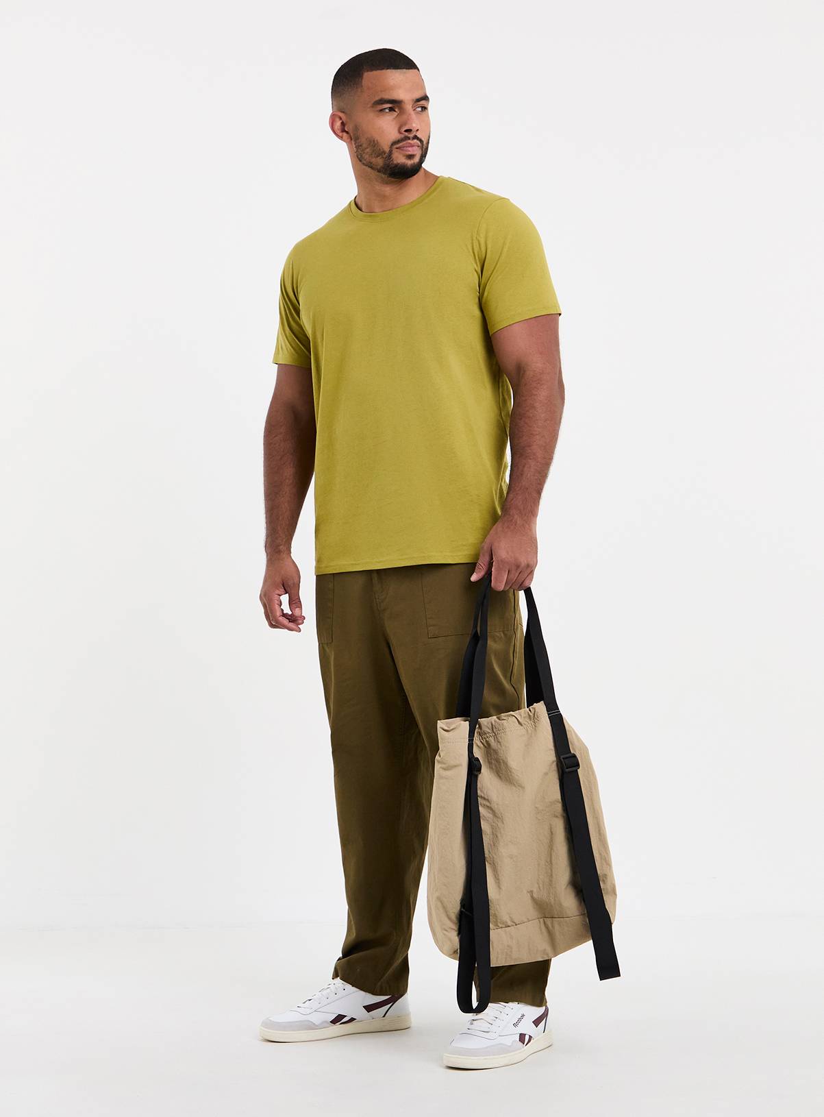 JACAMO 5 Pack Pure Cotton Crew Neck T-shirts L - Image 2